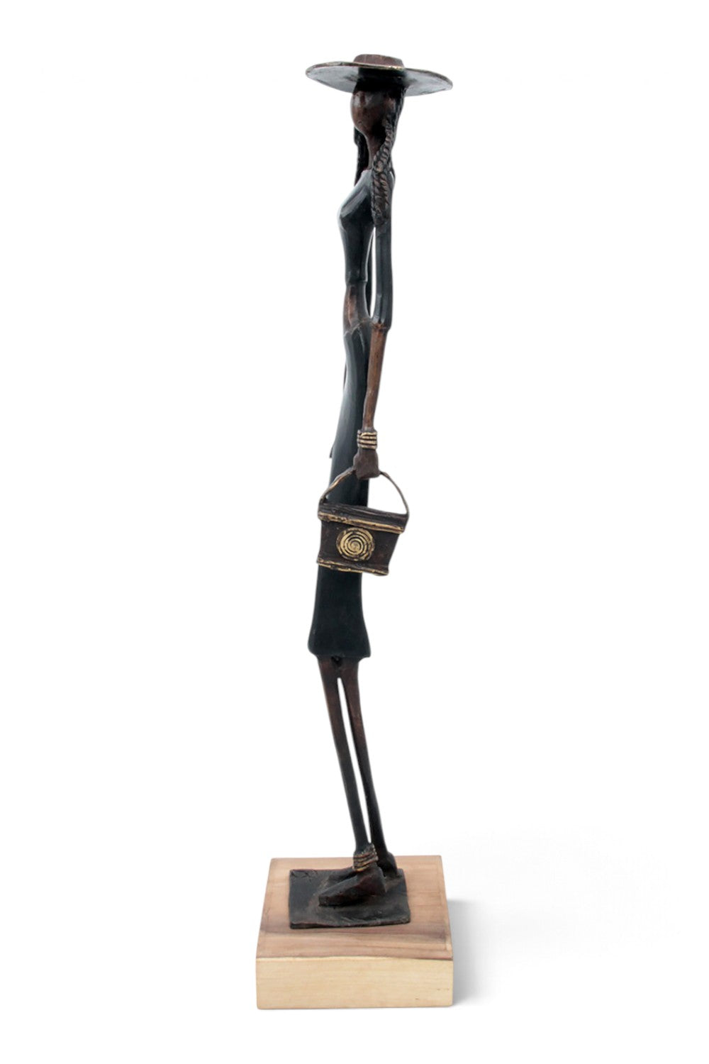 Bronze soclé 55 cm noir n°2 