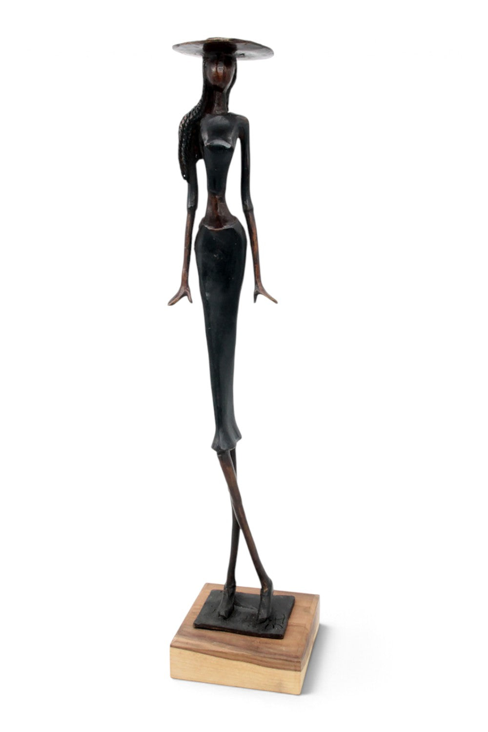 Bronze soclé 55 cm noir n°4 