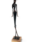 Bronze soclé 55 cm noir n°4 