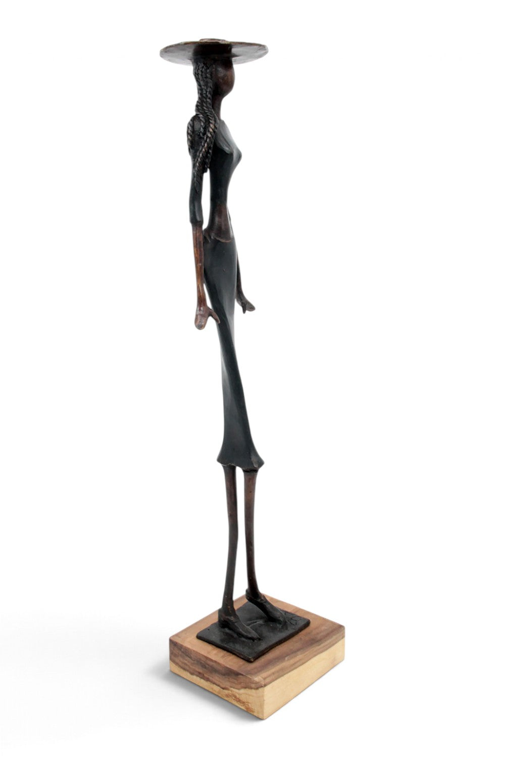 Bronze soclé 55 cm noir n°4 