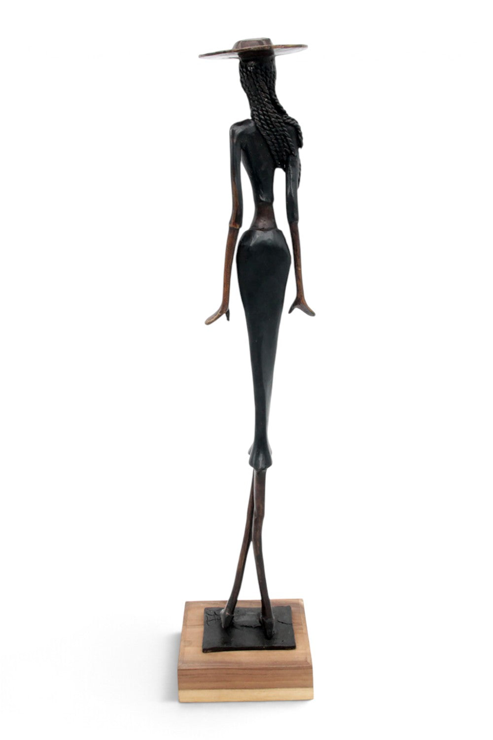 Bronze soclé 55 cm noir n°4 