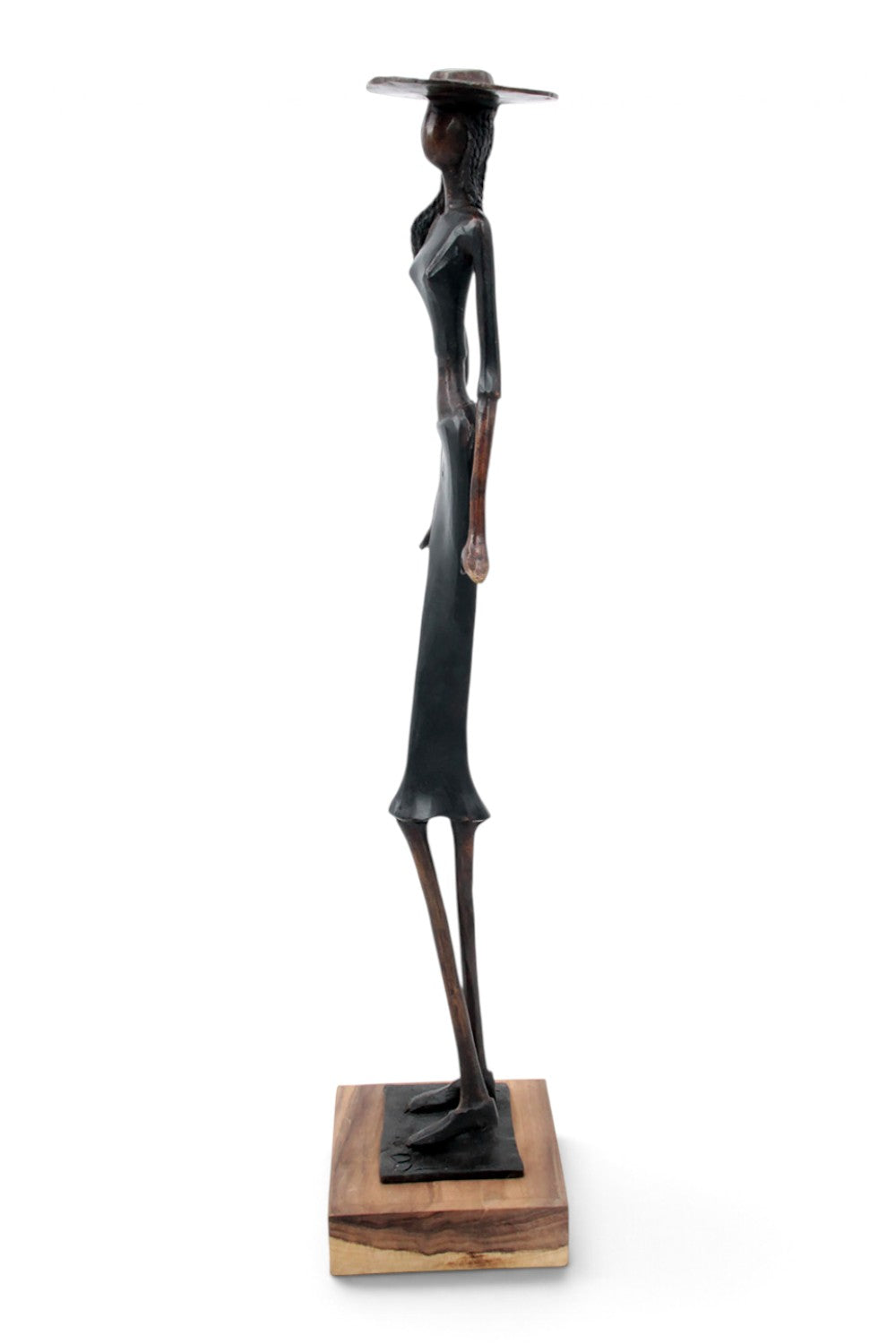 Bronze soclé 55 cm noir n°4 