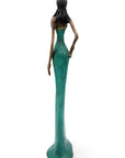 Bronze Issouf 55 cm bleu n°4 