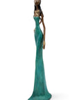 Bronze Issouf 55 cm bleu n°4 