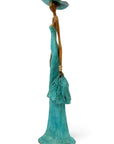 Bronze Issouf 55 cm bleu n°6 