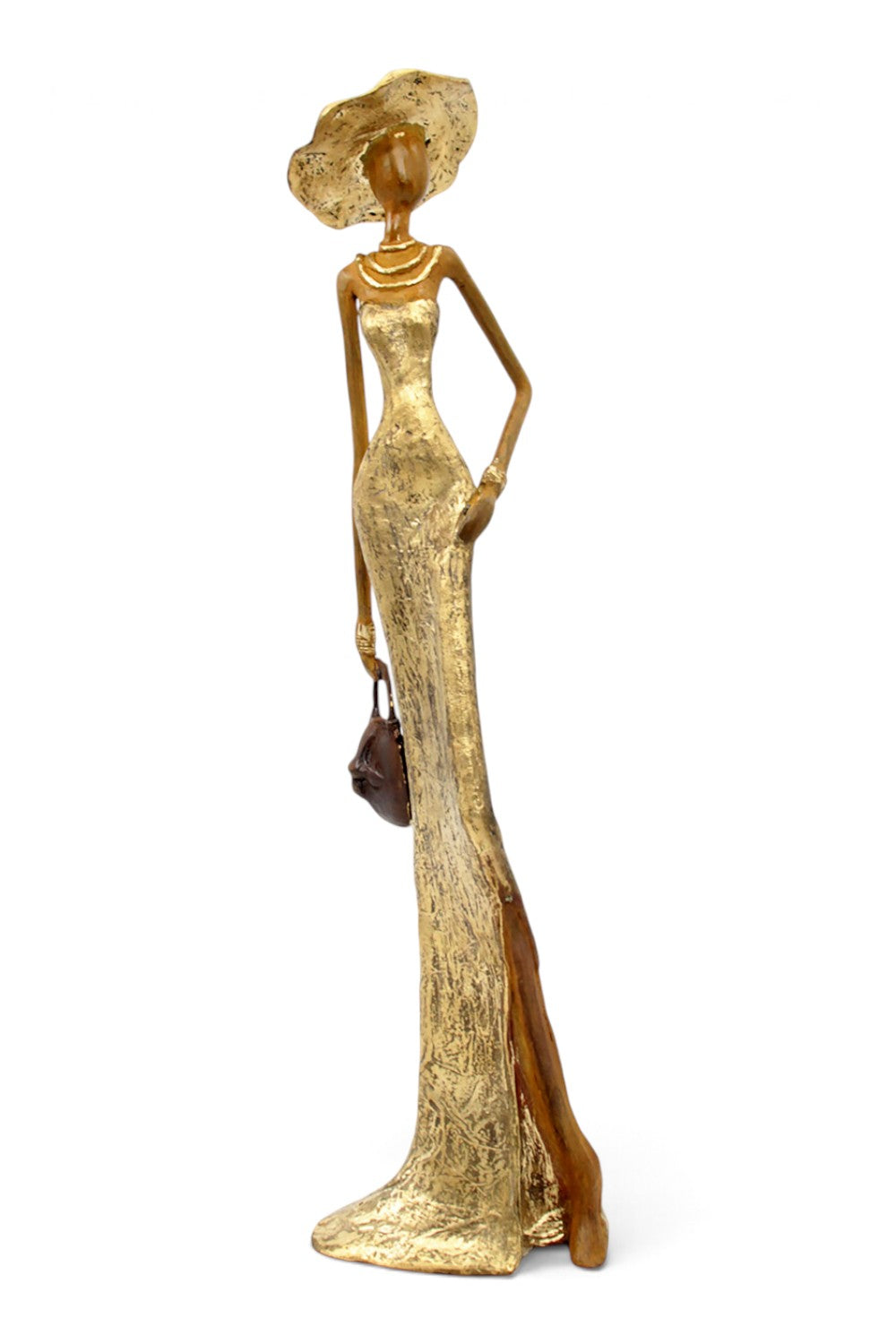 Bronze Issouf 55 cm doré n°2 