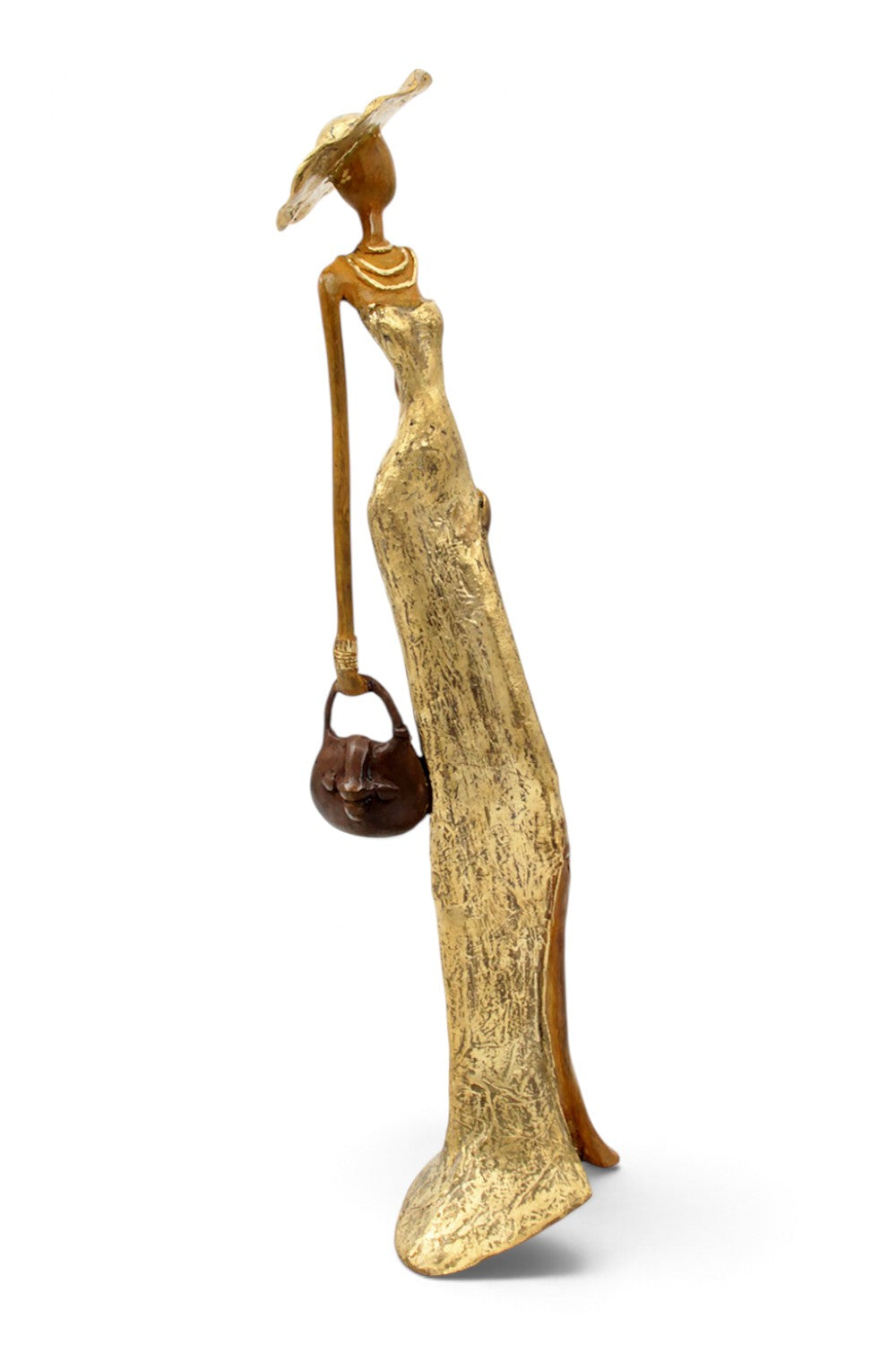 Bronze Issouf 55 cm doré n°2 