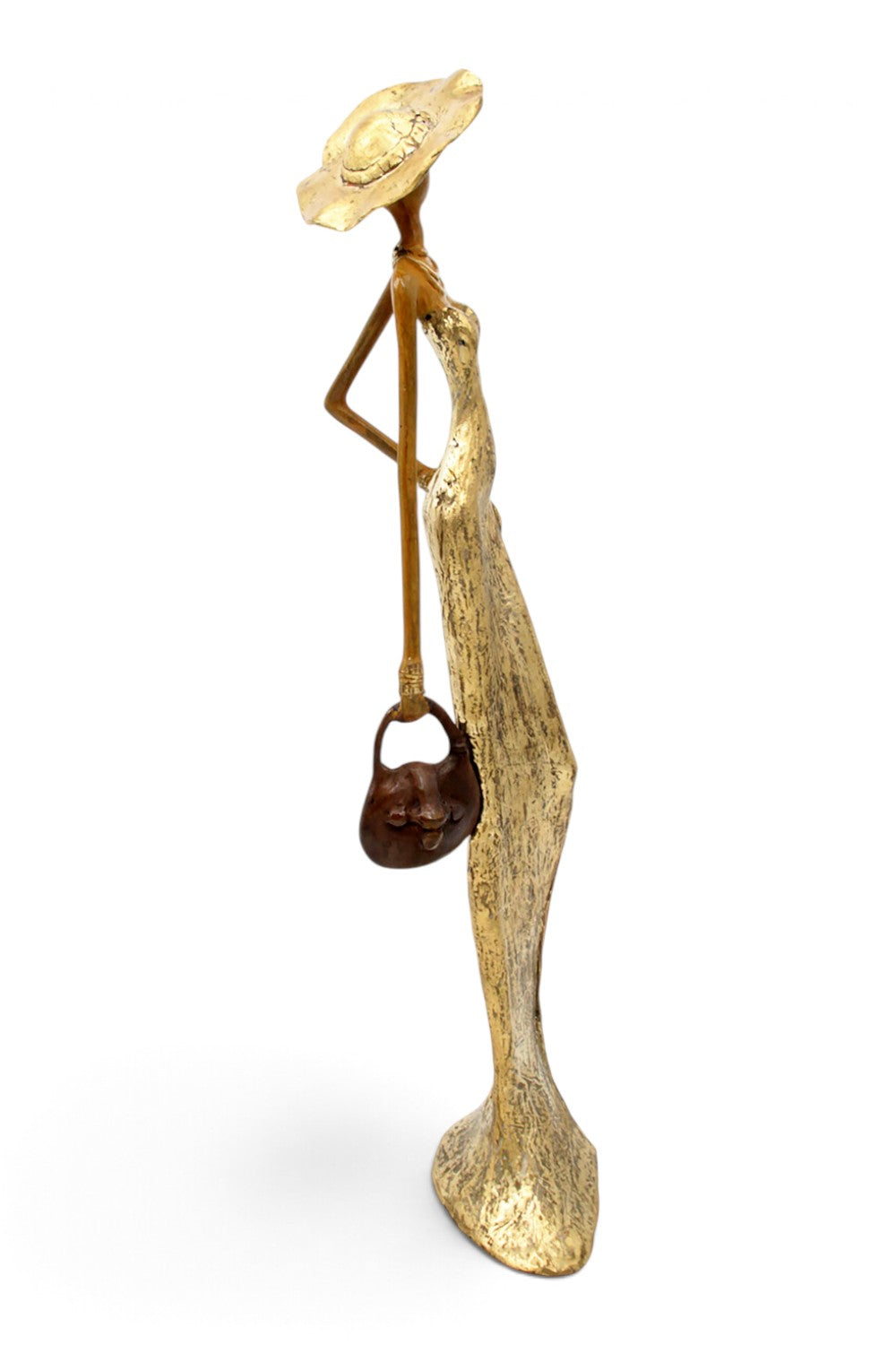 Bronze Issouf 55 cm doré n°2 
