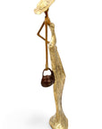 Bronze Issouf 55 cm doré n°2 