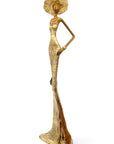 Bronze Issouf 55 cm doré n°2 