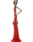 Bronze Issouf 55 cm rouge n°2 
