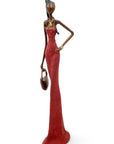Bronze Issouf 55 cm rouge n°2 