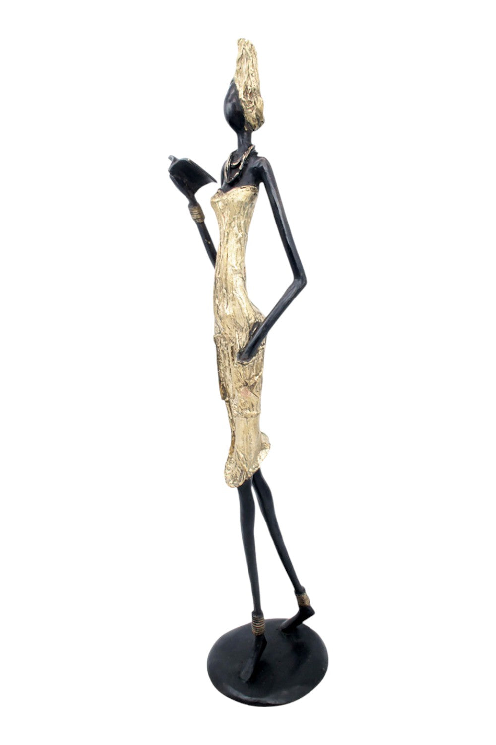 Bronze Issouf 70 cm doré n°2 