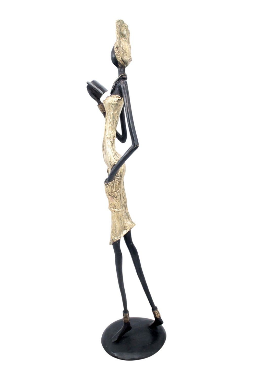 Bronze Issouf 70 cm doré n°2 