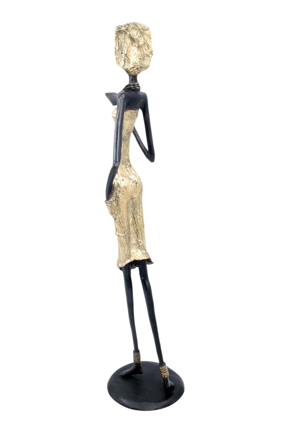 Bronze Issouf 70 cm doré n°2 
