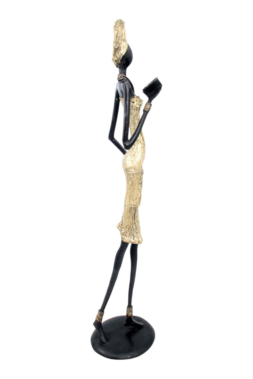 Bronze Issouf 70 cm doré n°2 