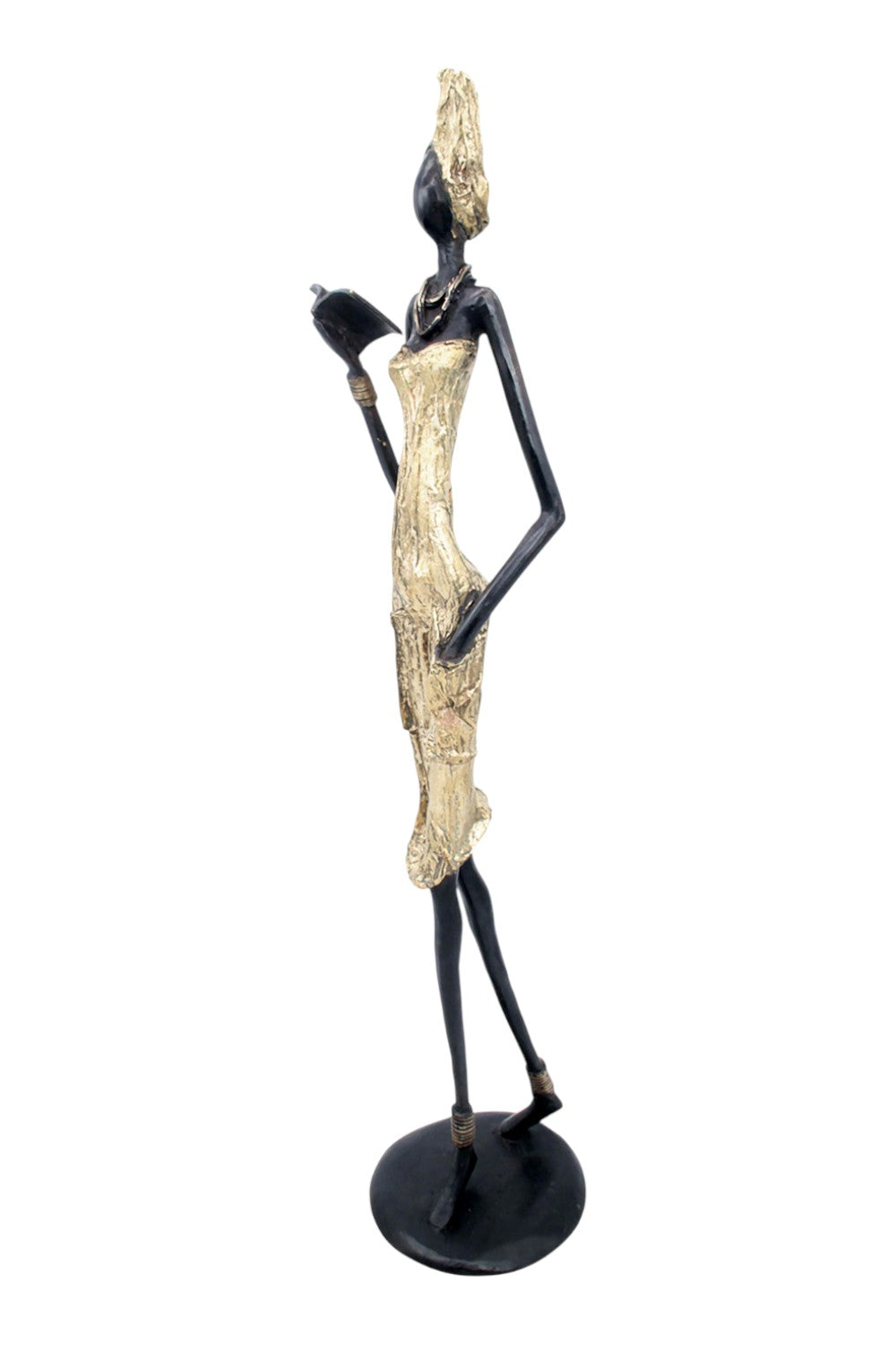 Bronze Issouf 70 cm doré n°2 