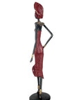 Bronze Issouf 70 cm rouge n°2 Bronzes d'Afrique