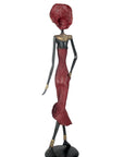 Bronze Issouf 70 cm rouge n°2 Bronzes d'Afrique