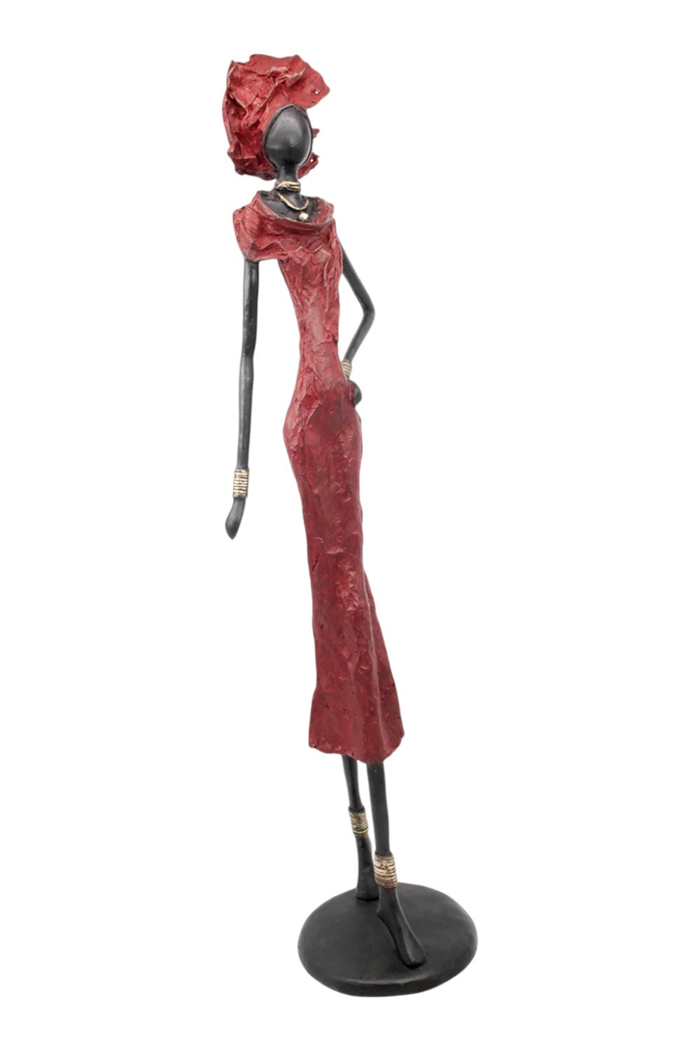 Bronze Issouf 80 cm rouge n°1 