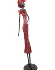 Bronze Issouf 80 cm rouge n°1 
