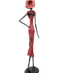 Bronze Issouf 80 cm rouge n°1 