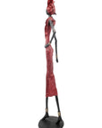 Bronze Issouf 80 cm rouge n°1 