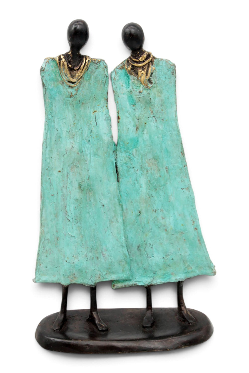 Famille 35 cm turquoise n°1 