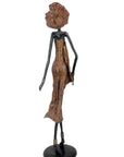 Bronze Issouf 70 cm marron n°1 Bronzes d'Afrique