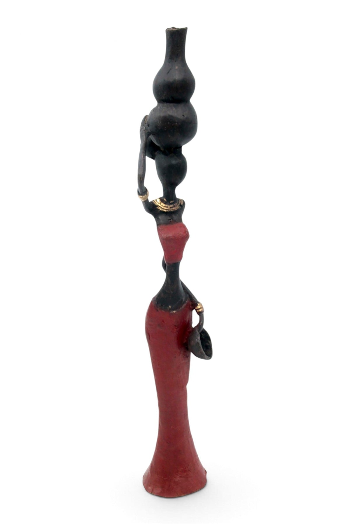 Bronze Mohamadi Dermé 30 cm rouge n°2 