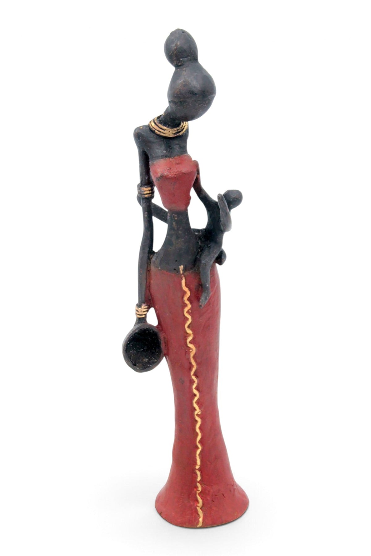 Bronze Mohamadi Dermé 30 cm rouge n°3 