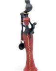 Bronze Mohamadi Dermé 30 cm rouge n°3 
