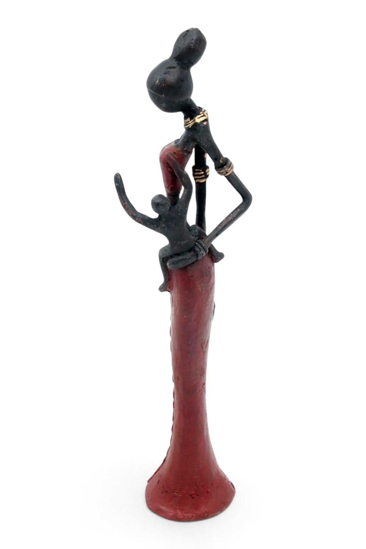 Bronze Mohamadi Dermé 30 cm rouge n°3 