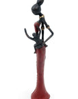 Bronze Mohamadi Dermé 30 cm rouge n°3 