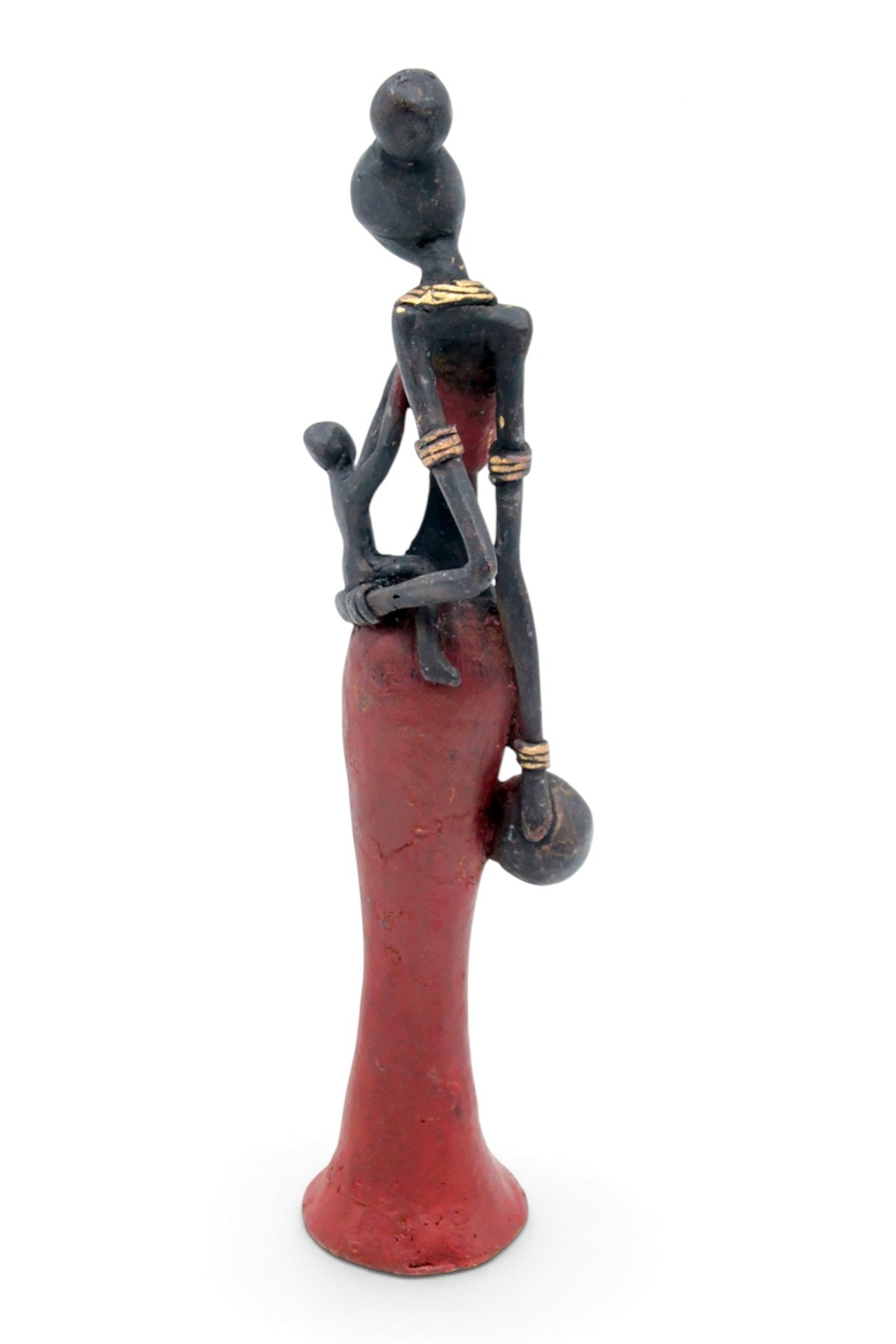 Bronze Mohamadi Dermé 30 cm rouge n°3 