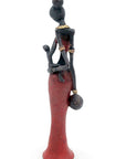 Bronze Mohamadi Dermé 30 cm rouge n°3 