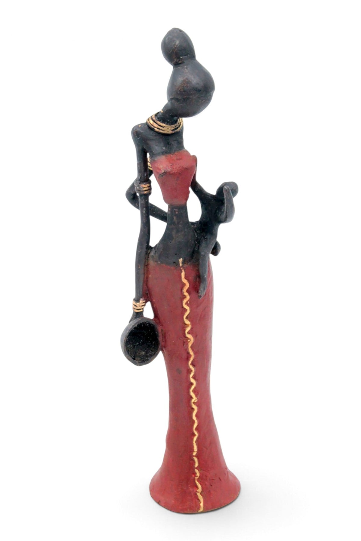 Bronze Mohamadi Dermé 30 cm rouge n°3 