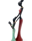 Bronze Mohamadi Dermé 30 cm rouge n°4 