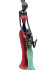 Bronze Mohamadi Dermé 30 cm rouge n°4 