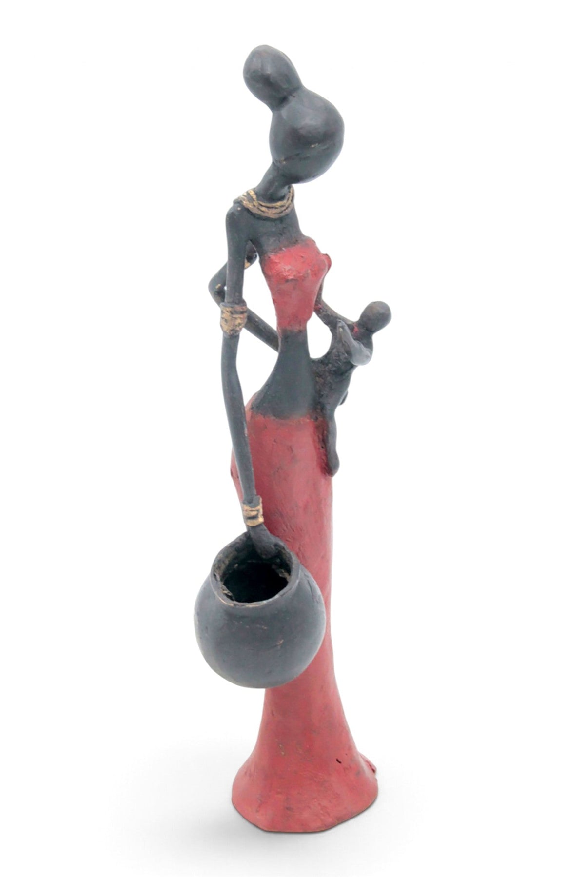 Bronze Mohamadi Dermé 30 cm rouge n°5 