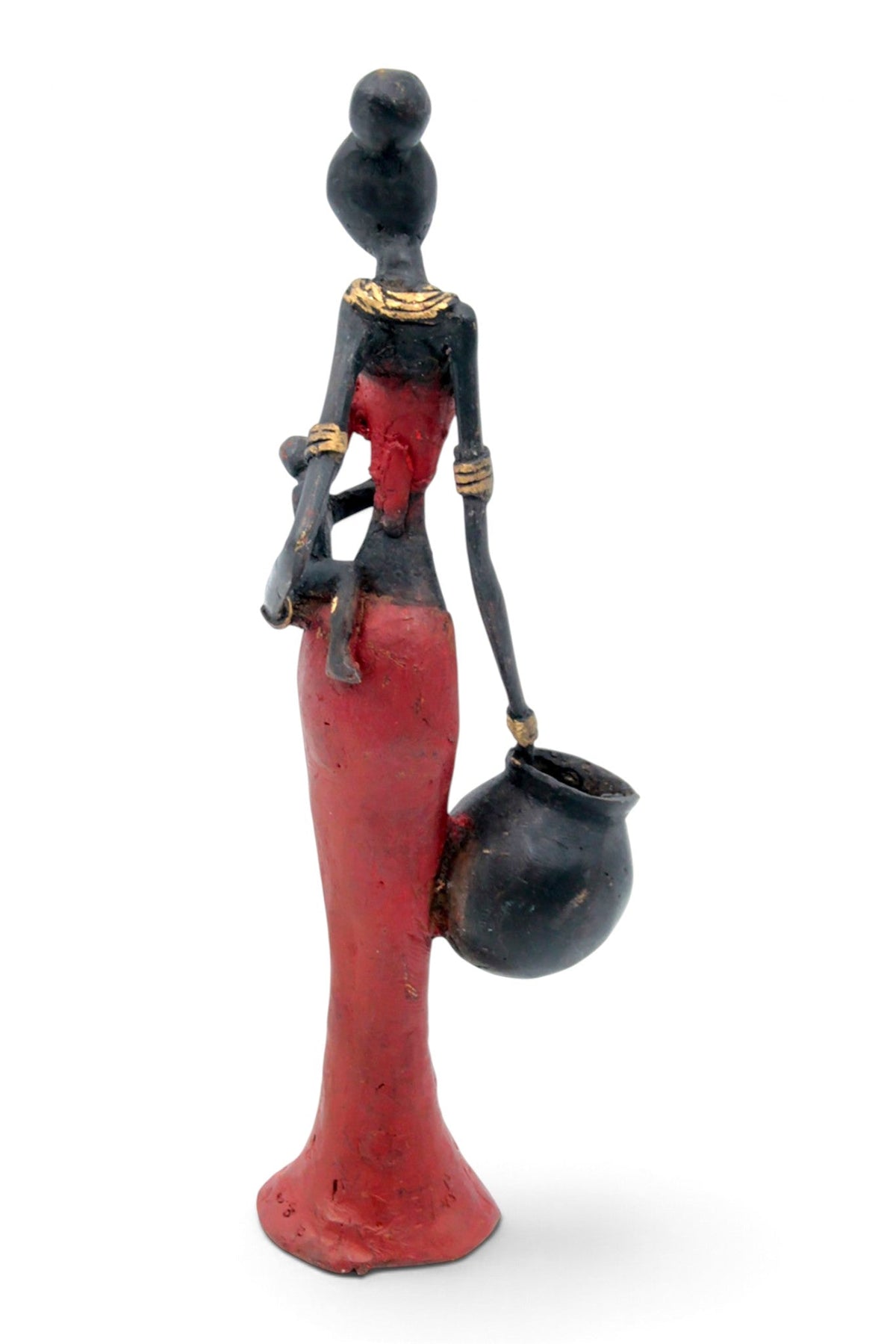 Bronze Mohamadi Dermé 30 cm rouge n°5 