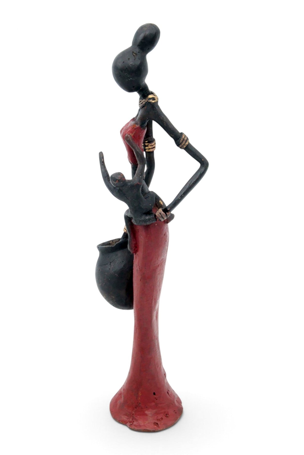 Bronze Mohamadi Dermé 30 cm rouge n°5 