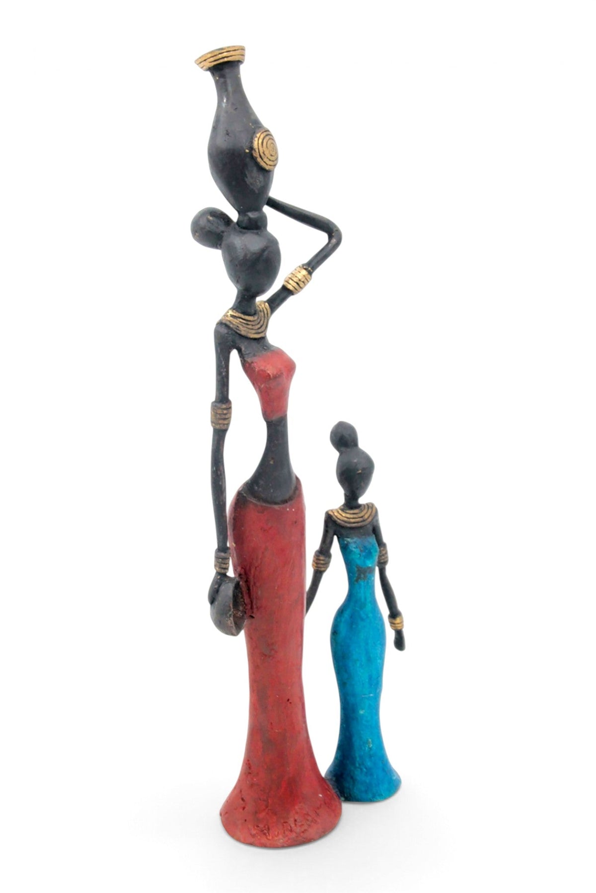 Bronze Mohamadi Dermé 30 cm rouge n°6 