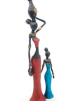 Bronze Mohamadi Dermé 30 cm rouge n°6 