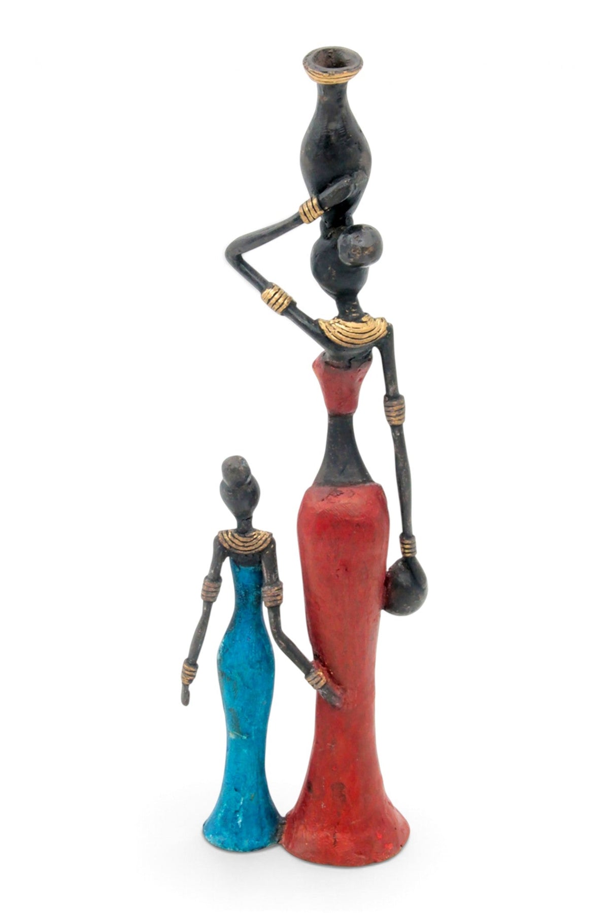 Bronze Mohamadi Dermé 30 cm rouge n°6 