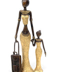Bronze Mohamadi Dermé 30 cm doré n°3 