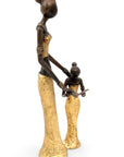 Bronze Mohamadi Dermé 30 cm doré n°4 