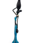 Bronze Mohamadi Dermé 30 cm bleu n°3 