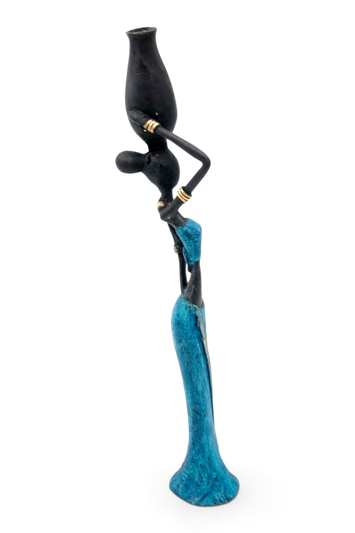Bronze Mohamadi Dermé 30 cm bleu n°3 