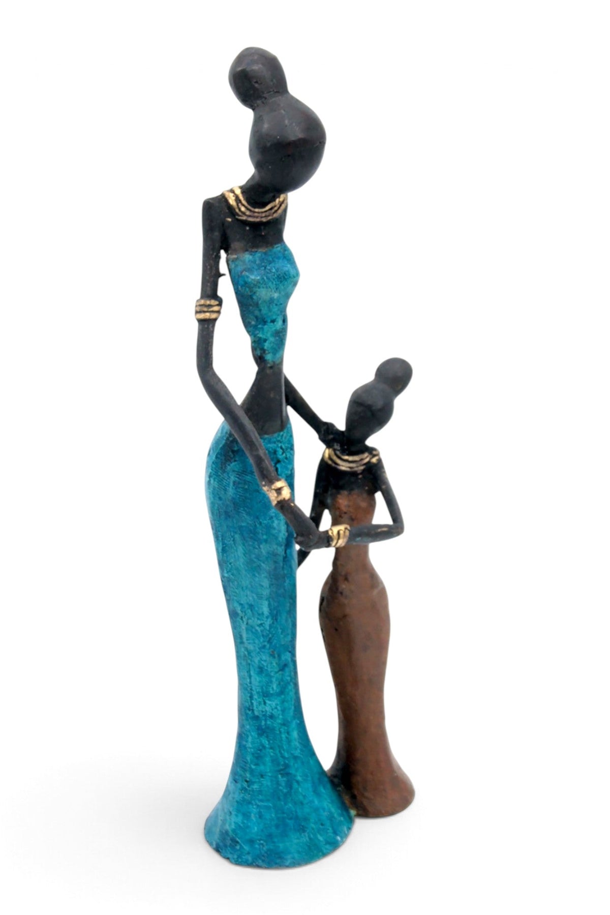 Bronze Mohamadi Dermé 30 cm bleu n°4 